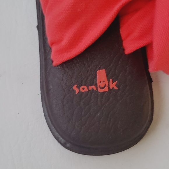 Sanuk Yoga Sling 2 Sandals Coral 6 - Picture 3 of 6